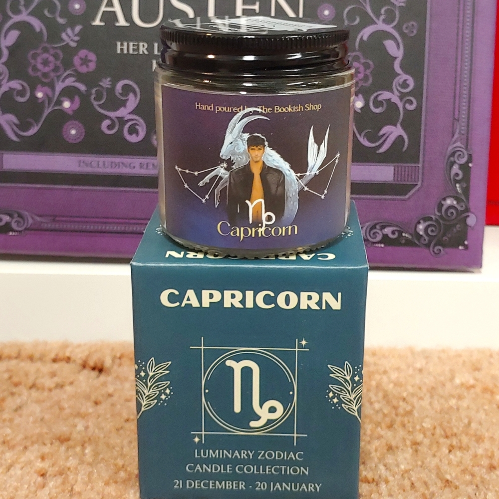 The Bookish Box Capricorn Candle